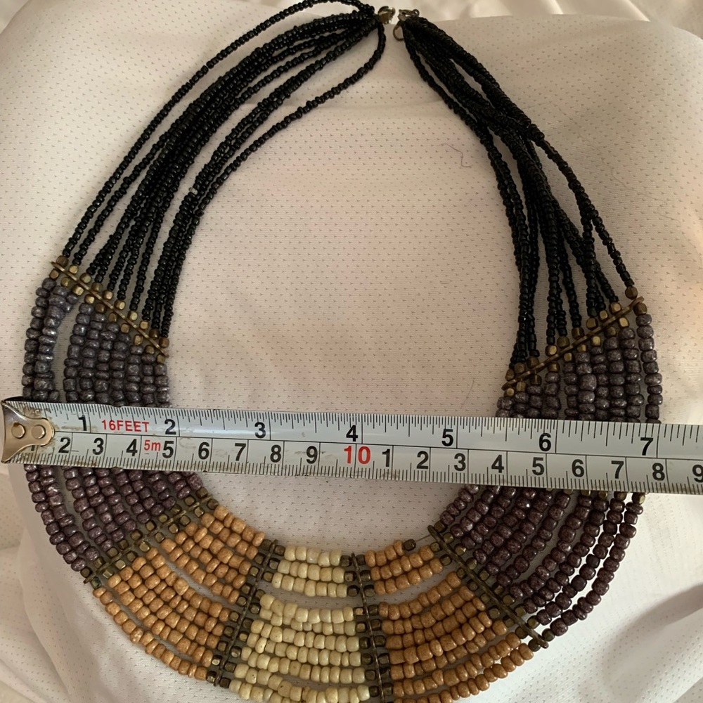 Bead statement necklace - Picture 2 of 3